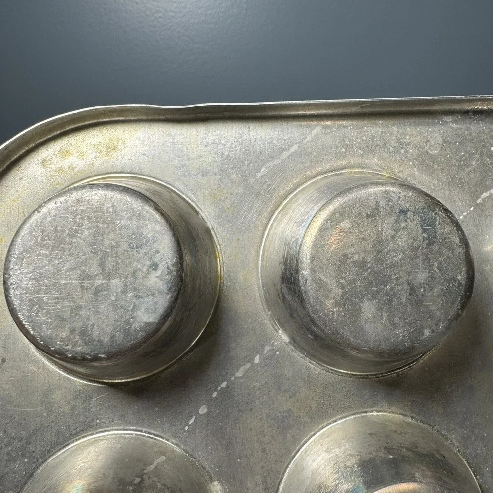 Vintage‎ Retro Baking, COMET Aluminum 12 Mini Muffin Tray, Made in the USA